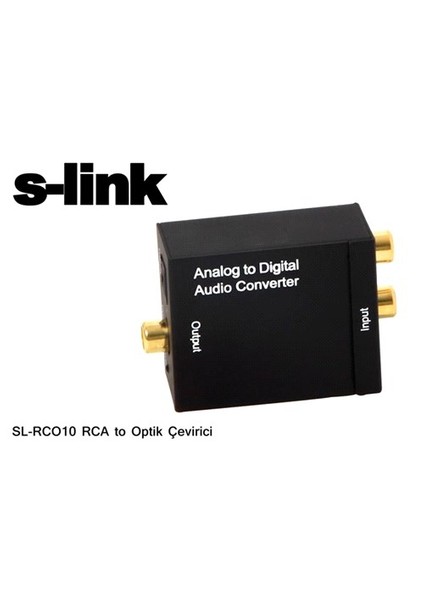 Sl-Rc010 Rca To Optik Çevirici