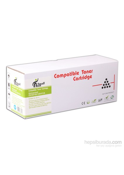 Small Man Hp Cc531a-Ce411a Mavi Unıversal Toner