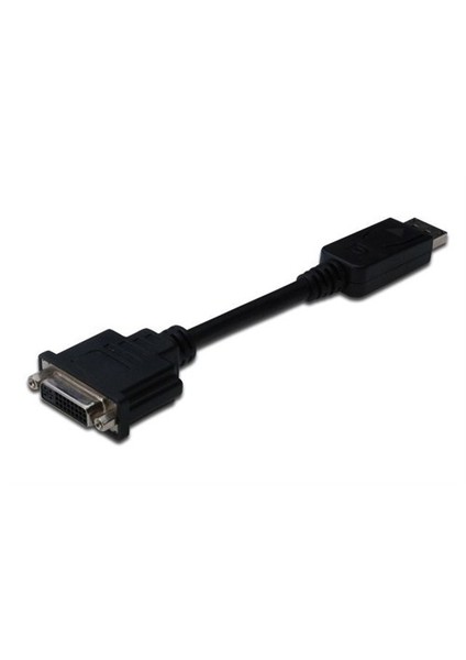 Ak-340401-001-S Dıgıtus Displayport Adaptör Kablosu, Dp Erkek - Dvı (24+5) Dişi, 0.15 Metre, Kil