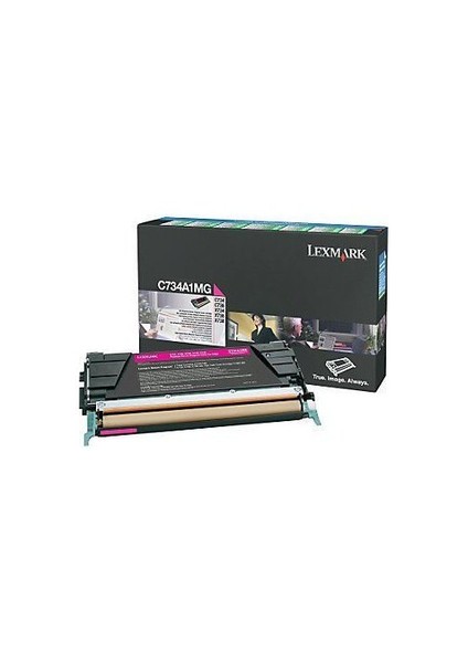 C734a1mg Lexmark C73x X73x Kırmızı 6.000 Sayfa Return Toner