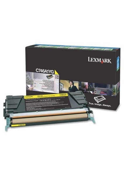 C746a1yg Lexmark C746/C748 Sarı Toner