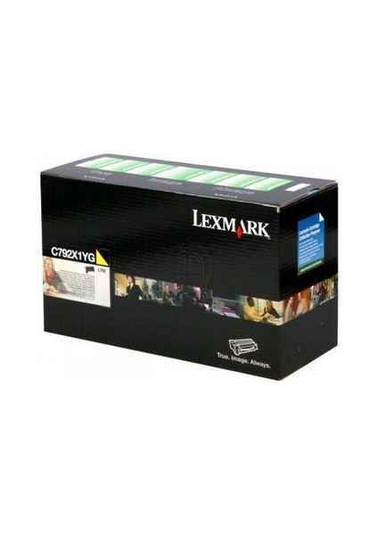 C792x1yg Lexmark C792 Extra Yüksek Verimli Sarı Toner