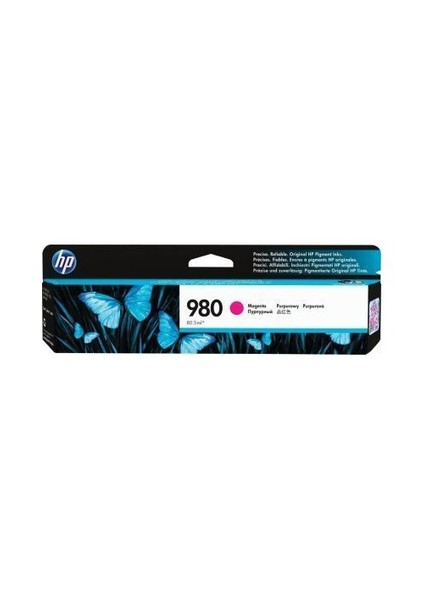 D8j08a Hp Hp 980 Macenta Orijinal Mürekkep Kartuşu
