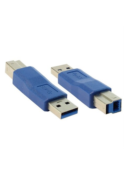 Usb 3.0 A M / Usb A F Dönüştürücü - Nickel/Blue