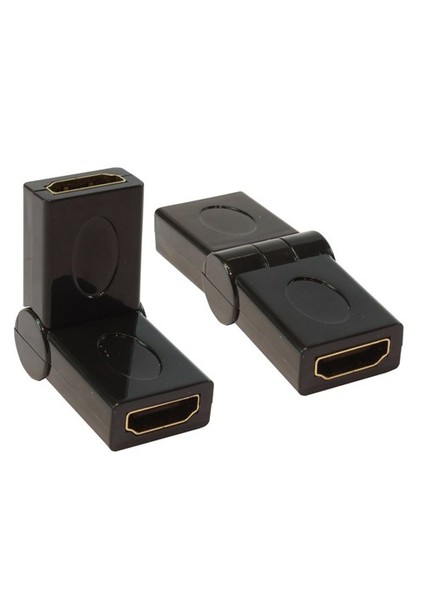 Hdmı F / Hdmı F 180Derece Dönüştürücü - Gold/Black