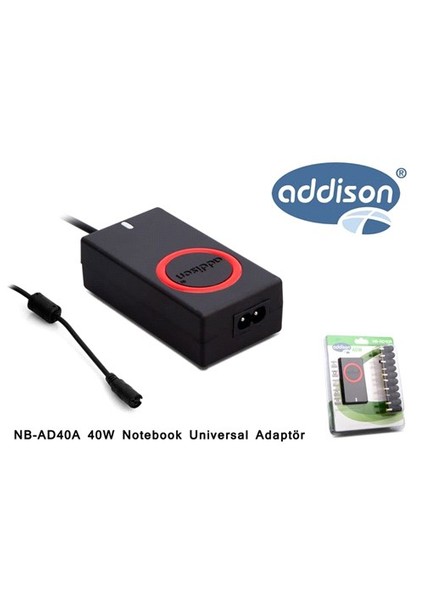 Nb-Ad40a 40W Notebook Universal Adaptör