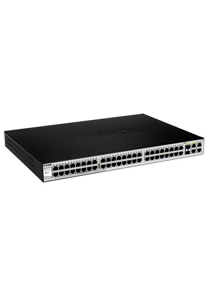 DES-1210-52 48-Port 10/100 + 2-Port 1000Base-T + 2-Port Combo SFP WebSmart Switch