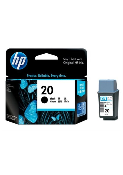 20 Siyah Kartuş C6614DE / C6614D