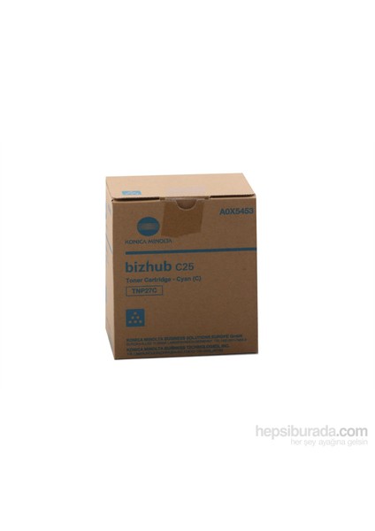 Mınolta Bizhup C25 Mavi Toner (Tnp27c)