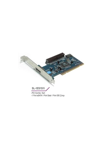 S-Link Sl-1Es1s1ı Pcı 1 Esata+1 Sata+1 Ide Kart