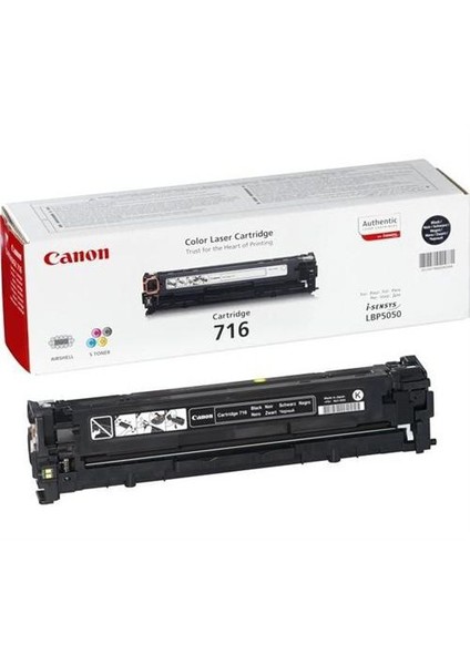 CRG-716BK 2300 Sayfa Kapasiteli Siyah Toner
