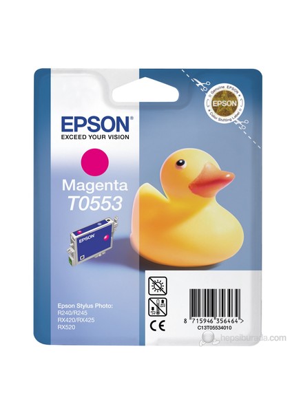 C13T055340 / T0553 Kırmızı Mürekkep Kartuş