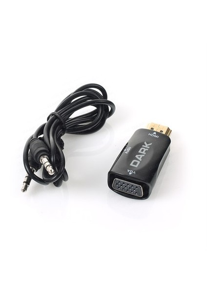 HDMI to VGA ve SES Aktif Dijital-Analog Dönüştürücüsü (DK-HD-AHDMIXVGA2)