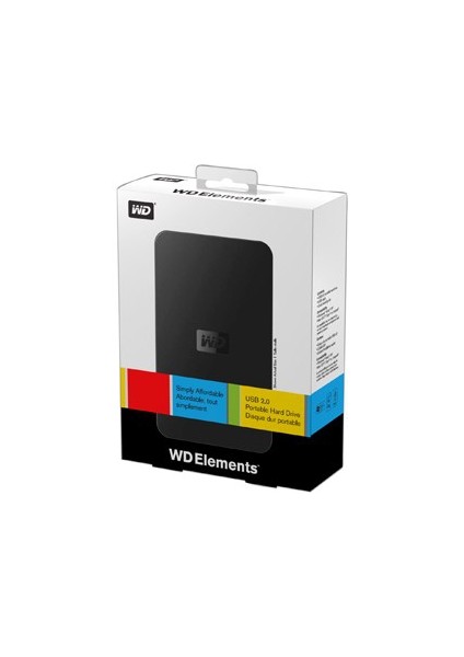 Western Digital Elements 750GB 2.5" 5400RPM Taşınabilir Disk (WDBABV7500ABK-EESN )