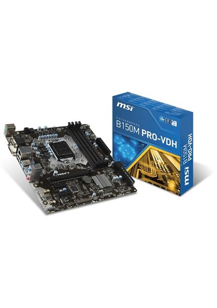B150M PRO-VDH Intel B170 2133MHz DDR4 Soket 1151 mATX Anakart