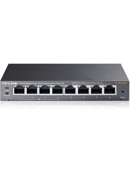 TL-SG108PE 8 Port Gigabit / 4 Port POE Smart Switch