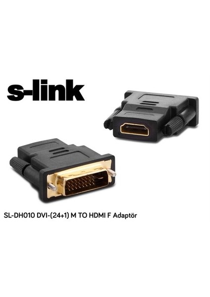 Sl-Dh010 S-Lınk Dvı 24+1 Erkek - Hdmı Dişi Çevirici Adaptör