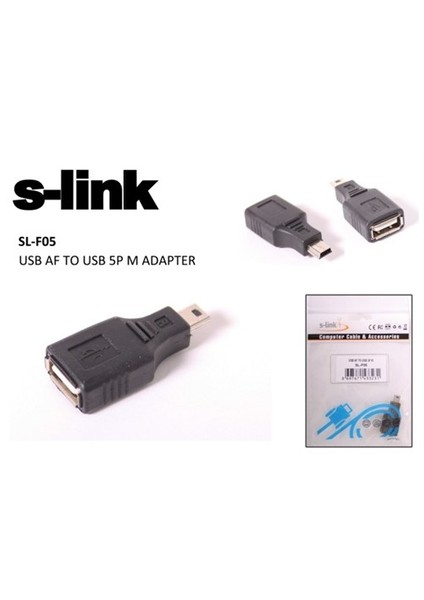 Sl-F05 S-Lınk Usb Dişi - 5 Pin Erkek Çeviri Adaptör