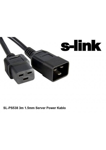 Sl-Ps538 S-Lınk Sl-Ps535 3M 1.5Mm Server Power Kablo