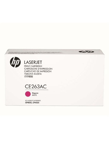 Hp Ce263ac (Ce263a) Taahhutlu Laserjet Macenta Toner Kartusu