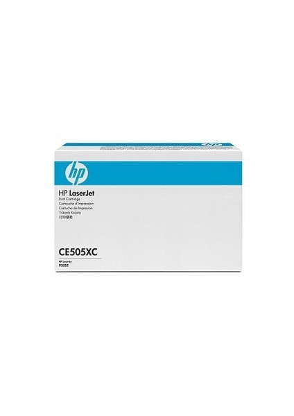Ce505xc (Ce505x) Taahhutlu Sıyah Laserjet Toner Kartusu
