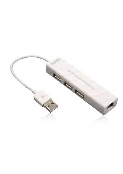 Connect Master U23L Ethernet Girişli 3 Port USB 2.0 Hub (DK-AC-USB23L)