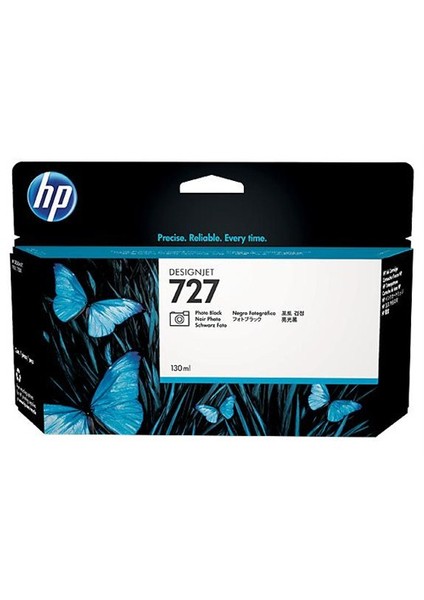 B3p23a (727) 130 Ml Fotograf Sıyahı Desıgnjet Murekkep Kartusu