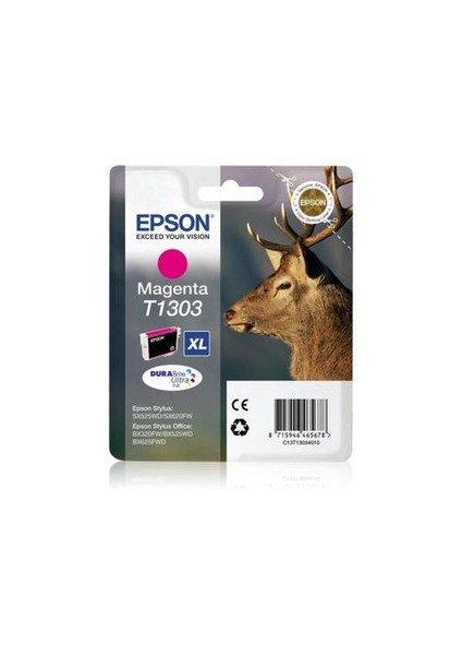 C13t13034020 Kırmızı Kartus 10,1 Ml-Xl