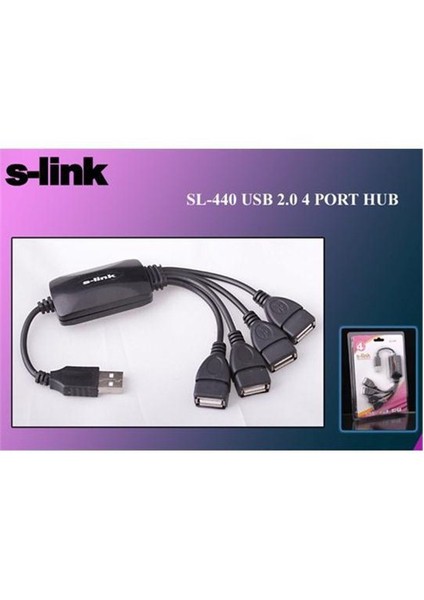 Sl-440 Usb Den 4 Usb Çoklayıcı