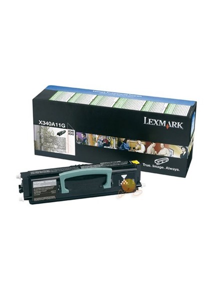 X340A11G 2500 Sayfa Kapasiteli Siyah Toner