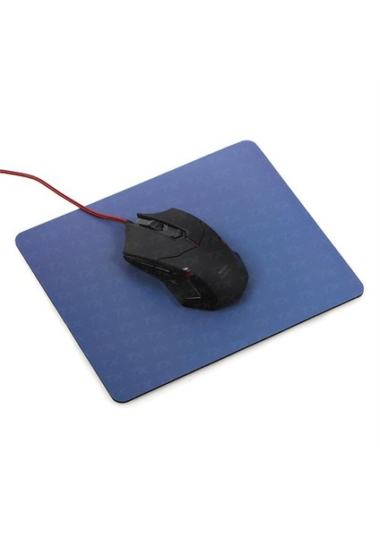 TX Flat Line Yarı Sert Üst Yüzeyli Slim Mavi MousePad (240x200mm)(TXACMPAD03BL)