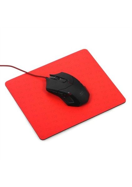 TX Flat Line Yarı Sert Üst Yüzeyli Slim Kırmızı MousePad (240x200mm)(TXACMPAD03RD)