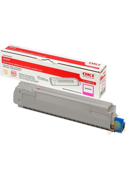 43487722 6000 Sayfa Kapasiteli Kırmızı Toner