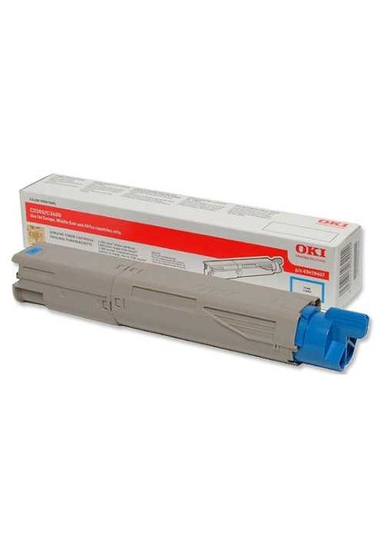 43459347 2500 Sayfa Kapasiteli Mavi Toner