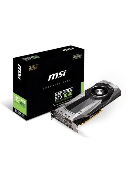 NVIDIA GeForce GTX 1080 FOUNDERS E 8GB 256 bit GDDR5X DX(12) PCI-E 3.0 Ekran Kartı (GTX 1080 FOUNDERS E)