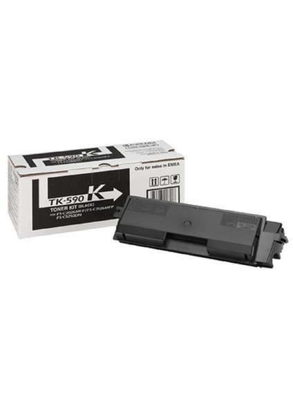 Tk-590K Orjinal Toner Kartuşu ( Fs-C2026mfp (+), Fs-C2126mfp (+), Fs-C2526mfp, Fs-C2626mfp, Fs-C5250dn, Ecosys P6026cdn İçin, )