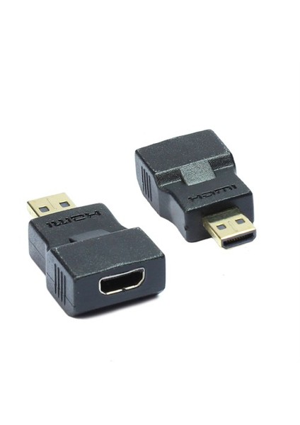 Micro Hdmı Type D Female To Micro Hdmı Type D Male Connector Adapter Gold