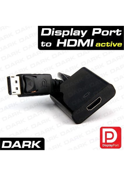 Display Port - HDMI Aktif Dönüştürücü (DK-HD-ADPXHDMIAC)
