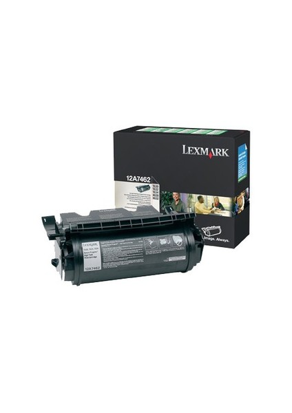 12A7462 21000 Sayfa Kapasiteli Siyah Toner