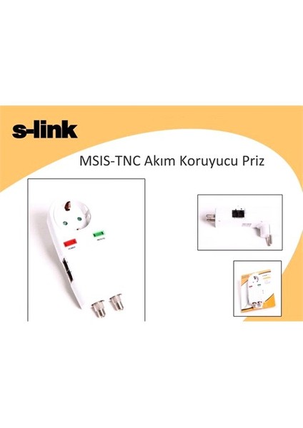 Msıs-Tnc Akım Koruyucu Priz