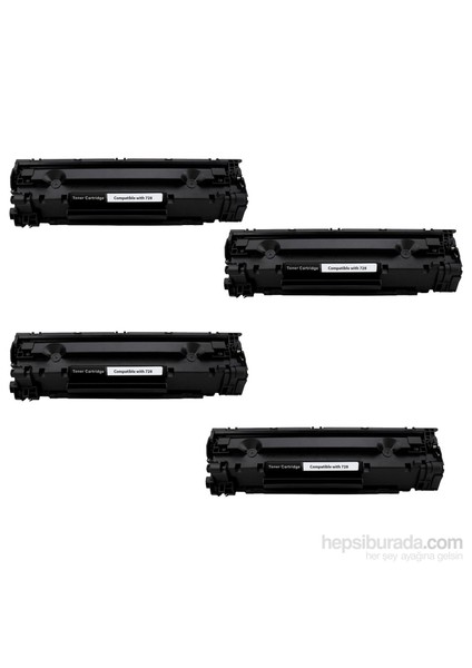 Canon İ Sensys Mf4780w Muadil Toner (CRG-728) 4 Lü Ekonomik Paket