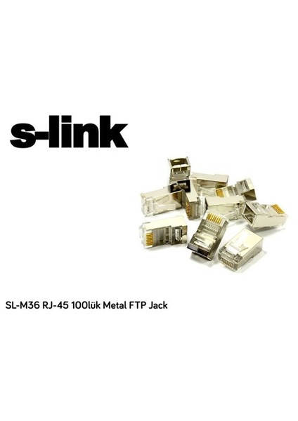 Sl-M36 Rj-45 100Lük Metal Ftp Jack