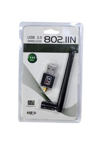 Nano Antenli 150 Mbps Usb Wireless Adaptör