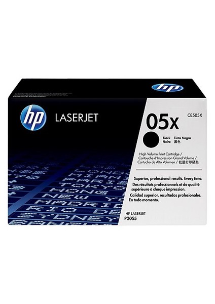 05X 6500 Sayfa Kapasiteli Siyah Toner CE505X