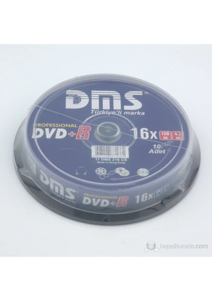 DVD+R 16X 4,7GB 10'Lu Spindle 11DMS232CS