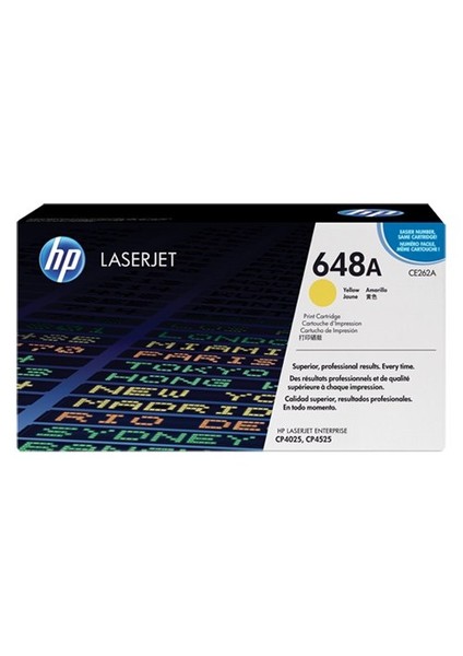 648A 11000 Sayfa Kapasiteli Sarı Toner CE262A