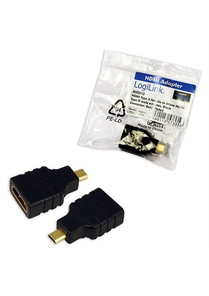 AH0010 HDMI Type A Dişi - Micro HDMI Type D Erkek Adaptör