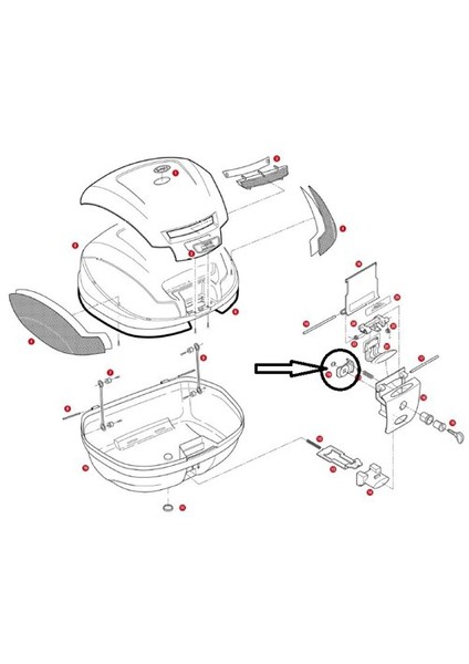 Gıvı Z640r Çanta Iç Kılıt Tutucu V35-V46-Trk33-E470-E450-E370-E340-E260-E350