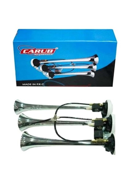 Dreamcar Arap Havalı Korna Paslanmaz Krom 12V