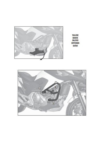 Gıvı Tn1111 Honda Nc 700 X-S Nc 750 X-S - Nc 750 X-S Dct (12-16) Koruma Demırı indirimleri